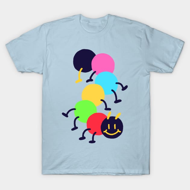 Silly Caterpillar T-Shirt by SinisterZTeddy